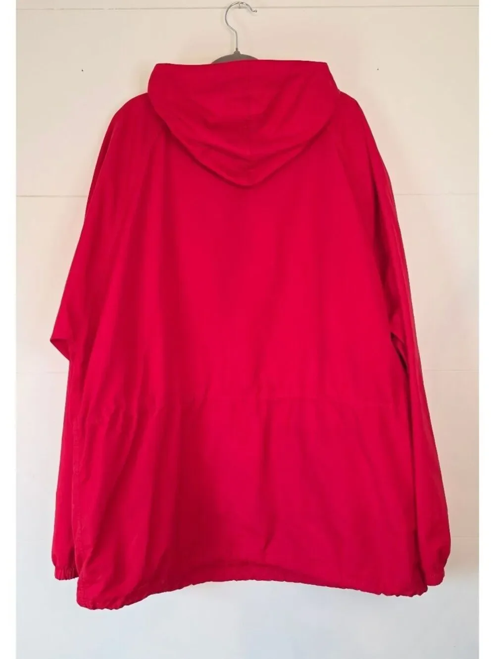 Vintage L.L. Bean Anorak Pullover Jacket Red Packable 90s, Men's XL, #106